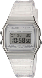 Casio Collection Ekran LCD/Żywica z tworzywa sztucznego F-91WS-7EF