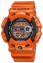 Casio G-Shock Ekran LCD/Żywica z tworzywa sztucznego Ø46 mm G-9100R-4ER