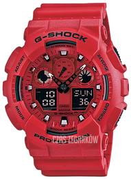 Casio G-Shock Ekran LCD/Żywica z tworzywa sztucznego Ø51.2 mm GA-100C-4AER