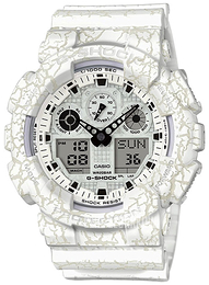 Casio G-Shock Ekran LCD/Żywica z tworzywa sztucznego Ø51 mm GA-100CG-7AER