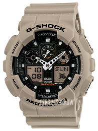 Casio G-Shock Ekran LCD/Żywica z tworzywa sztucznego Ø51.2 mm GA-100SD-8AER
