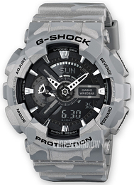 Casio G-Shock Ekran LCD/Żywica z tworzywa sztucznego Ø51 mm GA-110CM-8AER