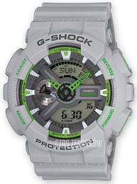 Casio G-Shock Ekran LCD/Żywica z tworzywa sztucznego Ø51 mm GA-110TS-8A3ER