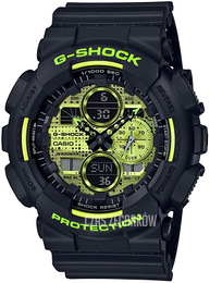 Casio G-Shock Ekran LCD/Żywica z tworzywa sztucznego Ø51.2 mm GA-140DC-1AER