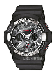 Casio G-Shock Szary/Żywica z tworzywa sztucznego Ø52.5 mm GA-200-1AER