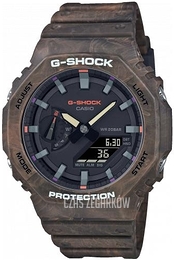 Casio G-Shock Czarny/Żywica z tworzywa sztucznego Ø45.4 mm GA-2100FR-5AER