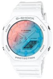 Casio G-shock Wielokolorowy/Żywica z tworzywa sztucznego Ø45.4 mm GA-2100TL-7AER