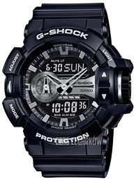 Casio G-Shock Czarny/Żywica z tworzywa sztucznego Ø51.9 mm GA-400GB-1AER