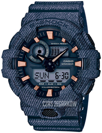 Casio G-Shock Niebieski/Żywica z tworzywa sztucznego Ø53.4 mm GA-700DE-2AER