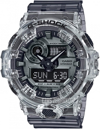 Casio Ekran LCD/Żywica z tworzywa sztucznego Ø52 mm GA-700SK-1AER