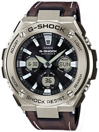 Casio G-Shock Czarny/Skóra Ø59.1 mm GST-W130L-1AER