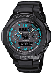 Casio G-Shock Ekran LCD/Żywica z tworzywa sztucznego Ø49.8 mm POSBLOCK-GW-3500B-1A2ER