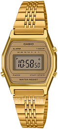 Casio Retro Ekran LCD/Stal w odcieniu złota LA690WEGA-9EF