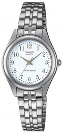 Casio Collection Biały/Stal Ø27 mm LTP-1129PA-7BEF