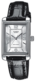 Casio Collection Srebrny/Skóra 32x21 mm LTP-1234L-7AEF