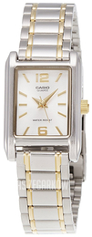 Casio Collection Srebrny/Stal w odcieniu złota 31x20.5 mm LTP-1235SG-7AEF