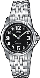 Casio Czarny/Stal Ø28 mm LTP-1260PD-1B