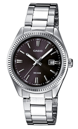 Casio Collection Czarny/Stal Ø30.2 mm LTP-1302D-1A1VEF
