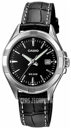 Casio Collection Czarny/Skóra Ø31.2 mm LTP-1308L-1AVEF