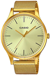 Casio Collection Szampański/Stal w odcieniu złota Ø46 mm LTP-E140G-9AEF