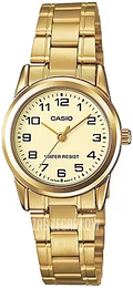 Casio Classic Zloty/Stal w odcieniu złota Ø25 mm LTP-V001G-9BUDF
