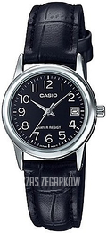 Casio Classic Czarny/Skóra Ø25 mm LTP-V002L-1BUDF