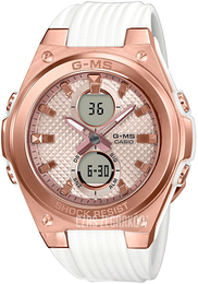 Casio Różowe złoto/Guma Ø40.3 mm MSG-C100G-7AER