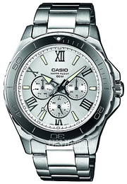 Casio Collection Srebrny/Stal Ø44.6 mm MTD-1075D-7AVEF