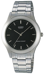 Casio Collection Czarny/Stal Ø36.4 mm MTP-1128A-1AEF