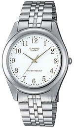 Casio Collection Biały/Stal Ø43 mm MTP-1129PA-7BEF