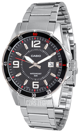 Casio Collection Czarny/Stal Ø46.3 mm MTP-1291D-1A1VEF