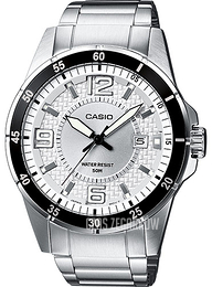 Casio Collection Srebrny/Stal Ø46.3 mm MTP-1291D-7AVEF