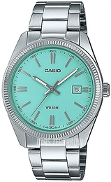 Casio Collection Turkusowy/Stal Ø38.5 mm MTP-1302PD-2A2VEF