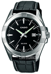 Casio Collection Czarny/Skóra Ø48 mm MTP-1308PL-1AVEF