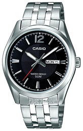 Casio Collection Czarny/Stal Ø38 mm MTP-1335PD-1AVEF