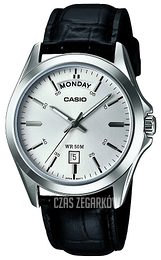 Casio Collection Srebrny/Skóra Ø39.8 mm MTP-1370L-7AVEF
