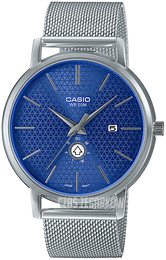 Casio Casio Collection Niebieski/Stal Ø41 mm MTP-B125M-2AVEF