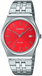 Casio Standard Czerwony/Stal Ø35 mm MTP-B145D-4A2VEF