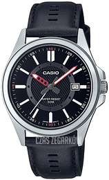 Casio Casio Collection Czarny/Skóra Ø39.7 mm MTP-E700L-1EVEF