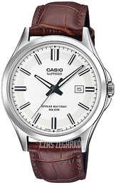 Casio Collection Srebrny/Skóra Ø41.3 mm MTS-100L-7AVEF