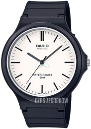 Casio Quartz Biały/Żywica z tworzywa sztucznego Ø43 mm MW-240-7EVEF