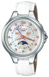 Casio Sheen Biały/Skóra Ø35 mm SHE-3045L-7AUER