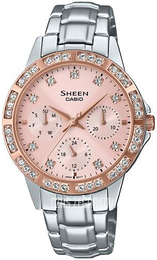 Casio Sheen Różowe złoto/Stal Ø35 mm SHE-3517SG-4AUEF