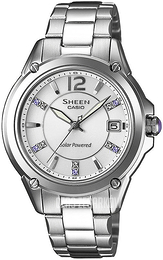 Casio Sheen Srebrny/Tytan Ø33 mm SHE-4508SBD-7AER