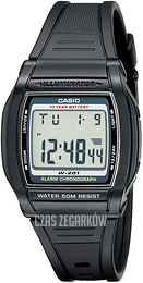 Casio Casio Collection Ekran LCD/Żywica z tworzywa sztucznego W-201-1AVEG