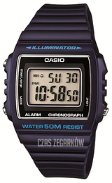 Casio Collection Ekran LCD/Żywica z tworzywa sztucznego 43.8x40.7 mm W-215H-2AVEF
