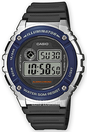 Casio Collection Ekran LCD/Żywica z tworzywa sztucznego Ø43 mm W-216H-2AVEF