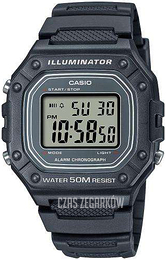 Casio Collection Ekran LCD/Żywica z tworzywa sztucznego W-218H-8AVEF