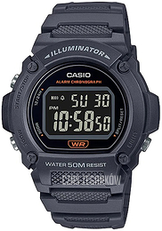 Casio Casio Collection Ekran LCD/Żywica z tworzywa sztucznego Ø47 mm W-219H-8BVEF