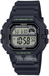 Casio Sport Ekran LCD/Żywica z tworzywa sztucznego WS-1400H-1AVEF